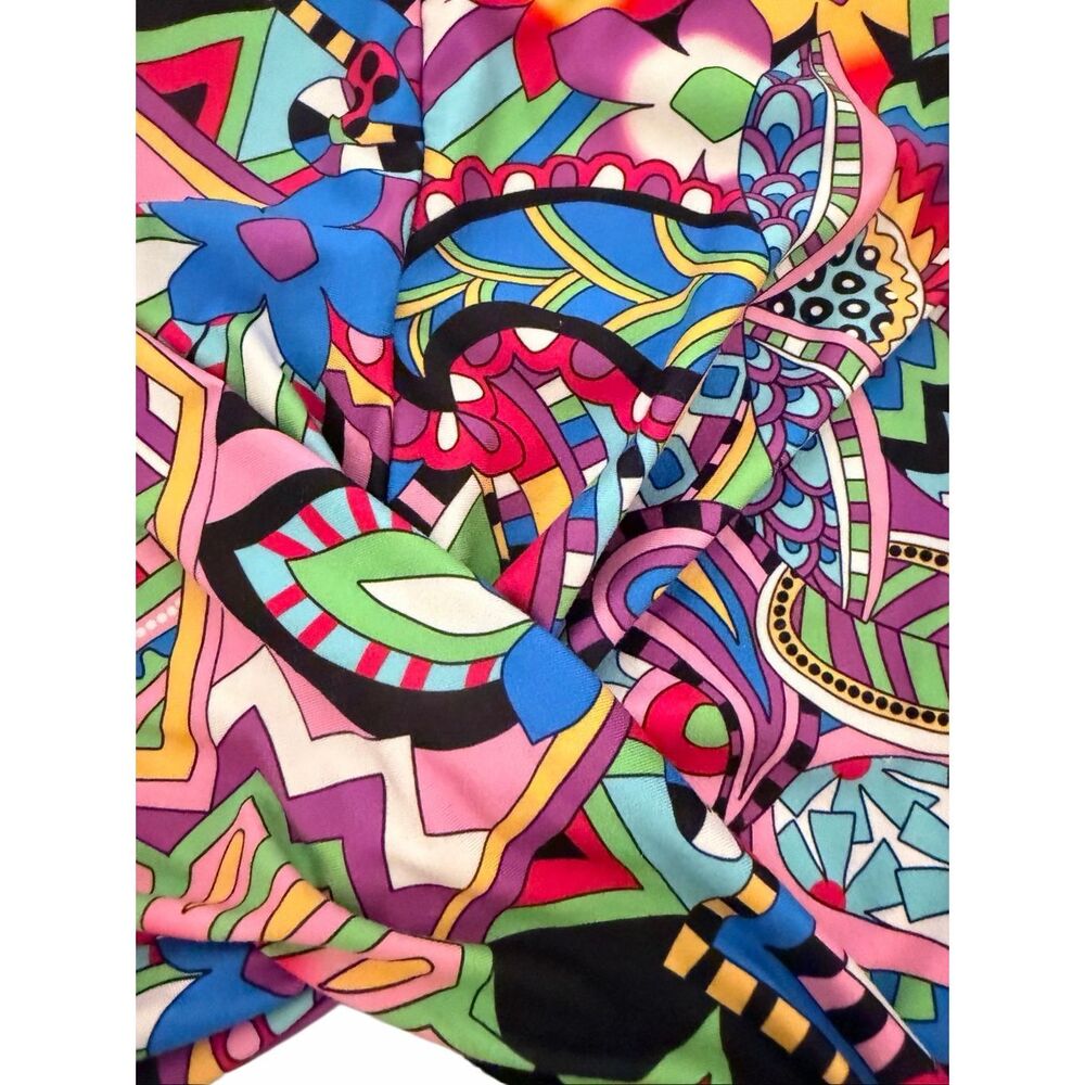 Johnny Was Women’s Sleeveless Colorful Geometric Print Tank Top Boho Chic Size S - Picture 3 of 6